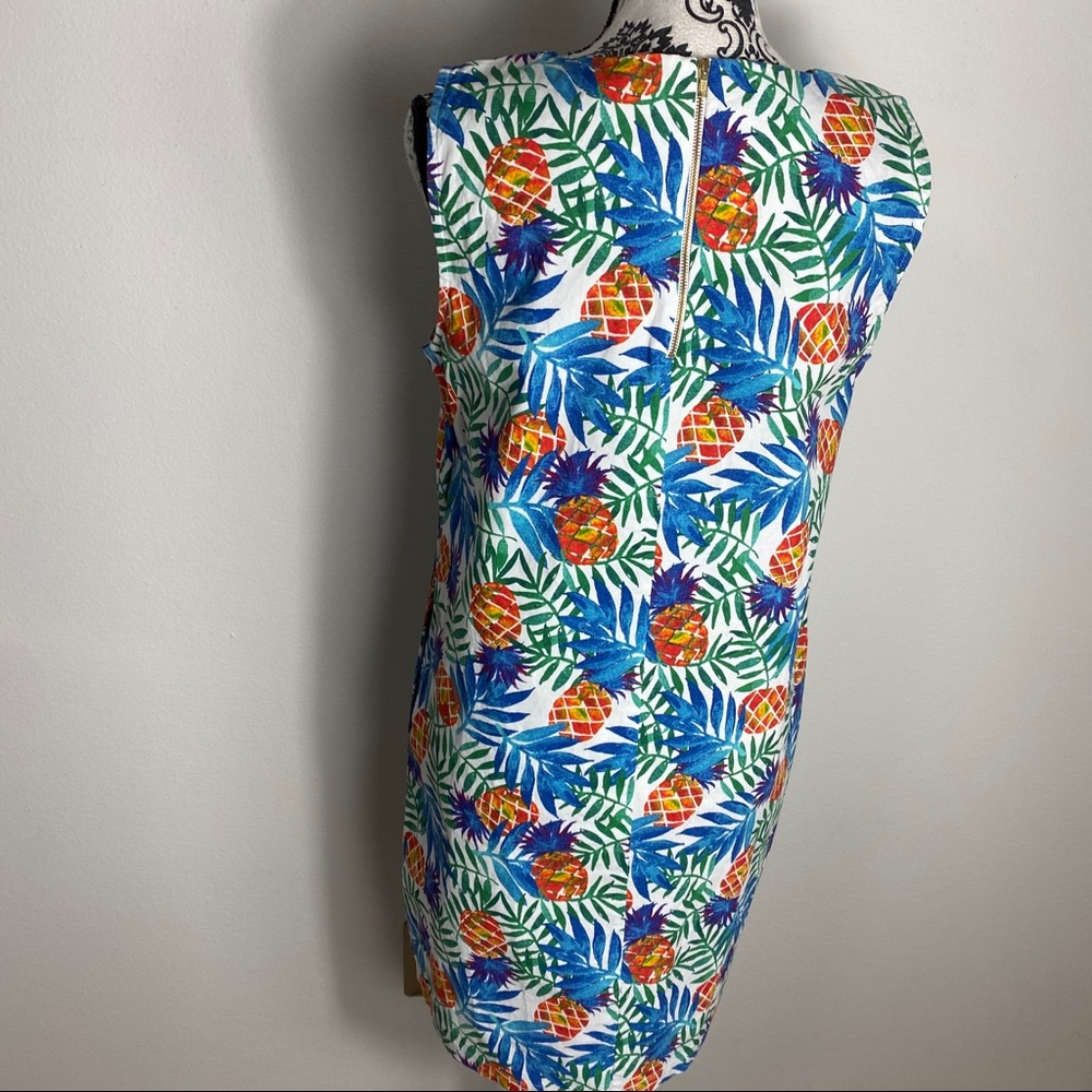 Tabitha Webb Pineapple Shift Sleeveless Tropical … - image 5